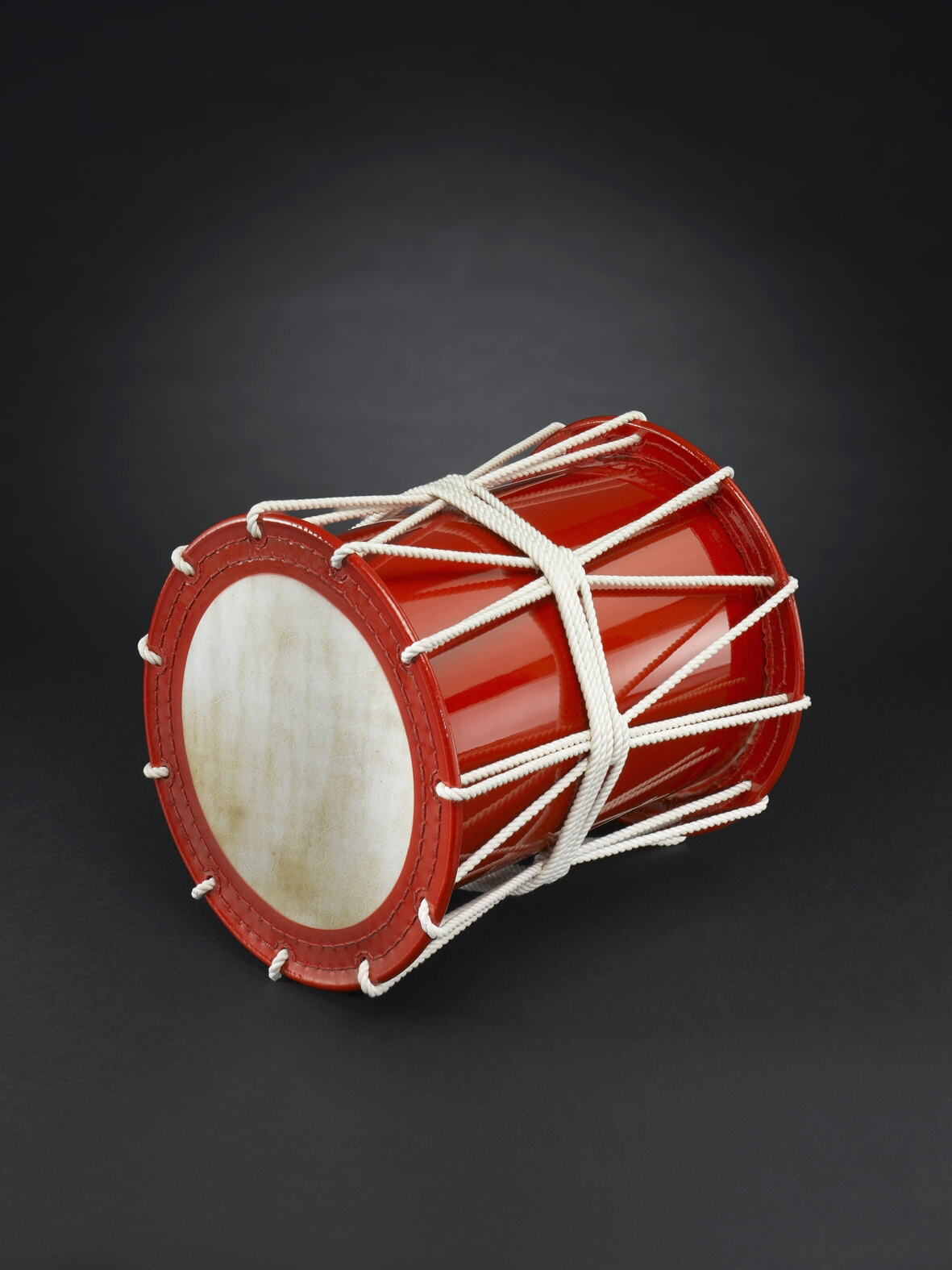 Katsugi-Daiko in shiny-red 45cm (629) 