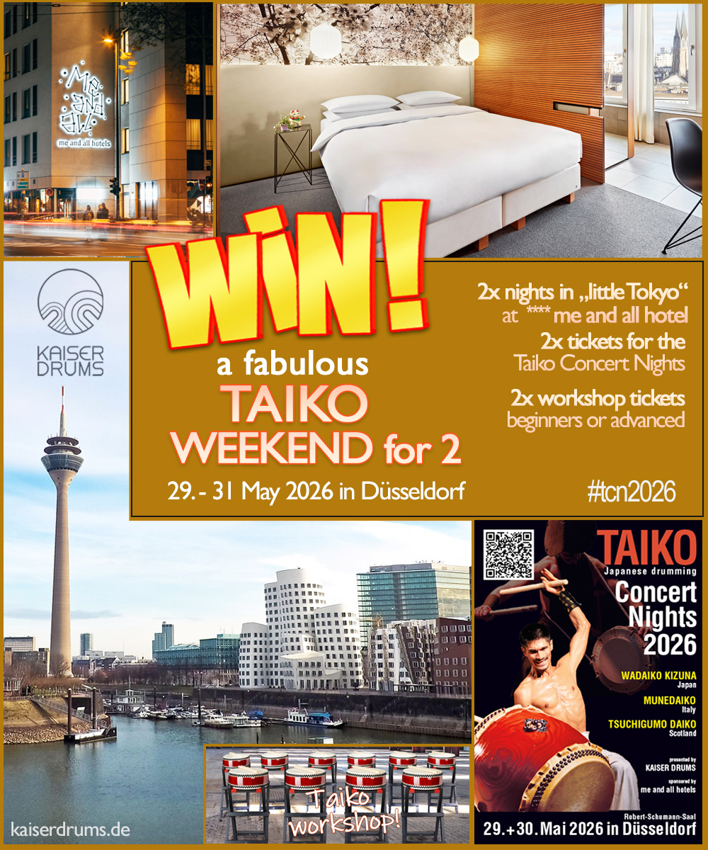 WIN a TAIKO Weekend for Taiko Concert Nights 2026